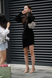 【精选街拍】Vol.3314 黑色紧身包臀裙御姐 [96P-1.68GB]