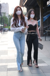 【精选街拍】Vol.3076 高腰牛仔裤百搭 [220P+2V-4.69GB]