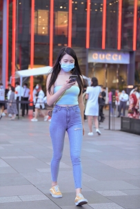 【精选街拍】Vol.3560 百搭牛仔裤 [57P-861MB]